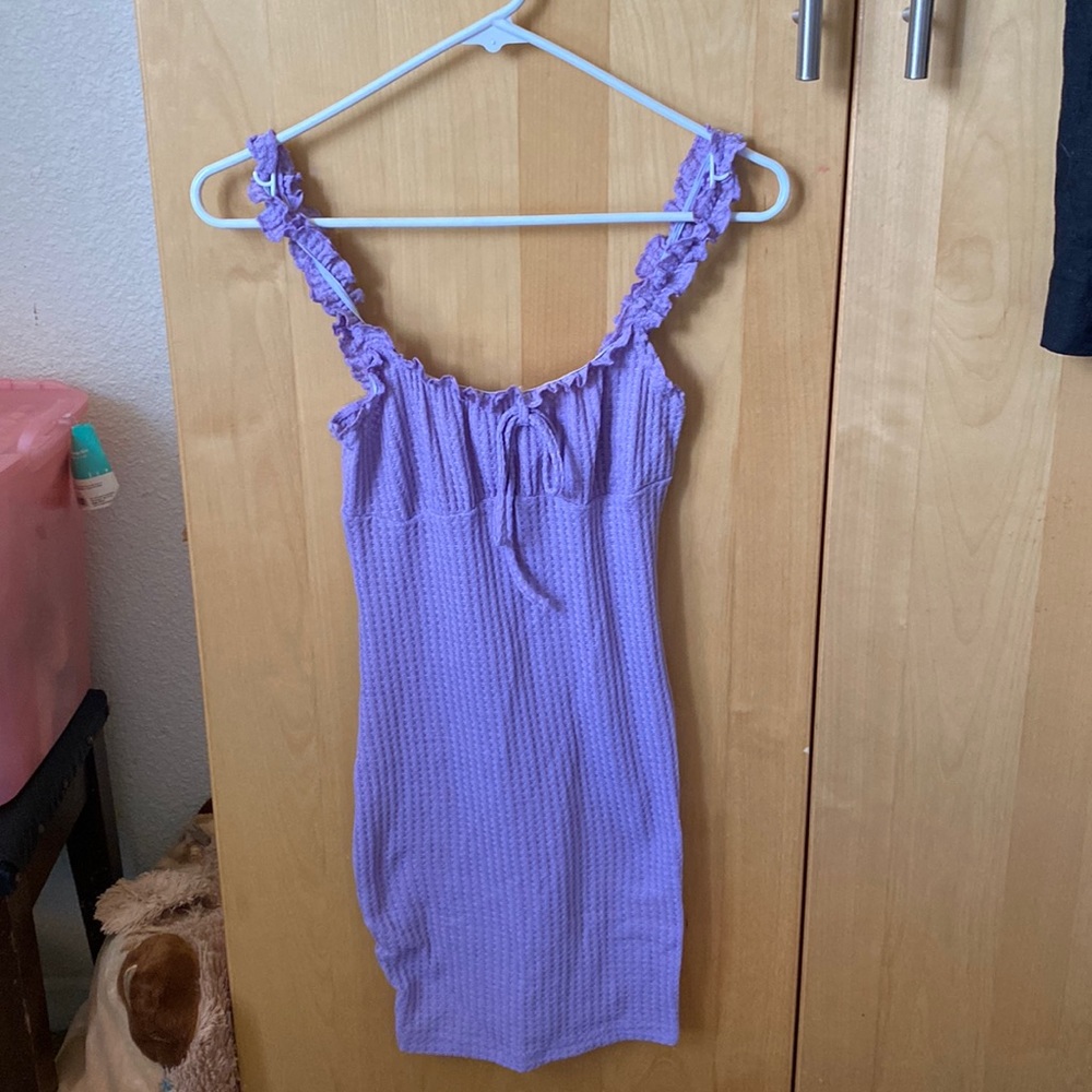 Purple shien boycon dress. Extra small